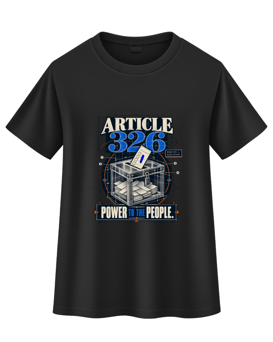 "Established 1950: Keep It Clean" Vintage Blueprint T-Shirt