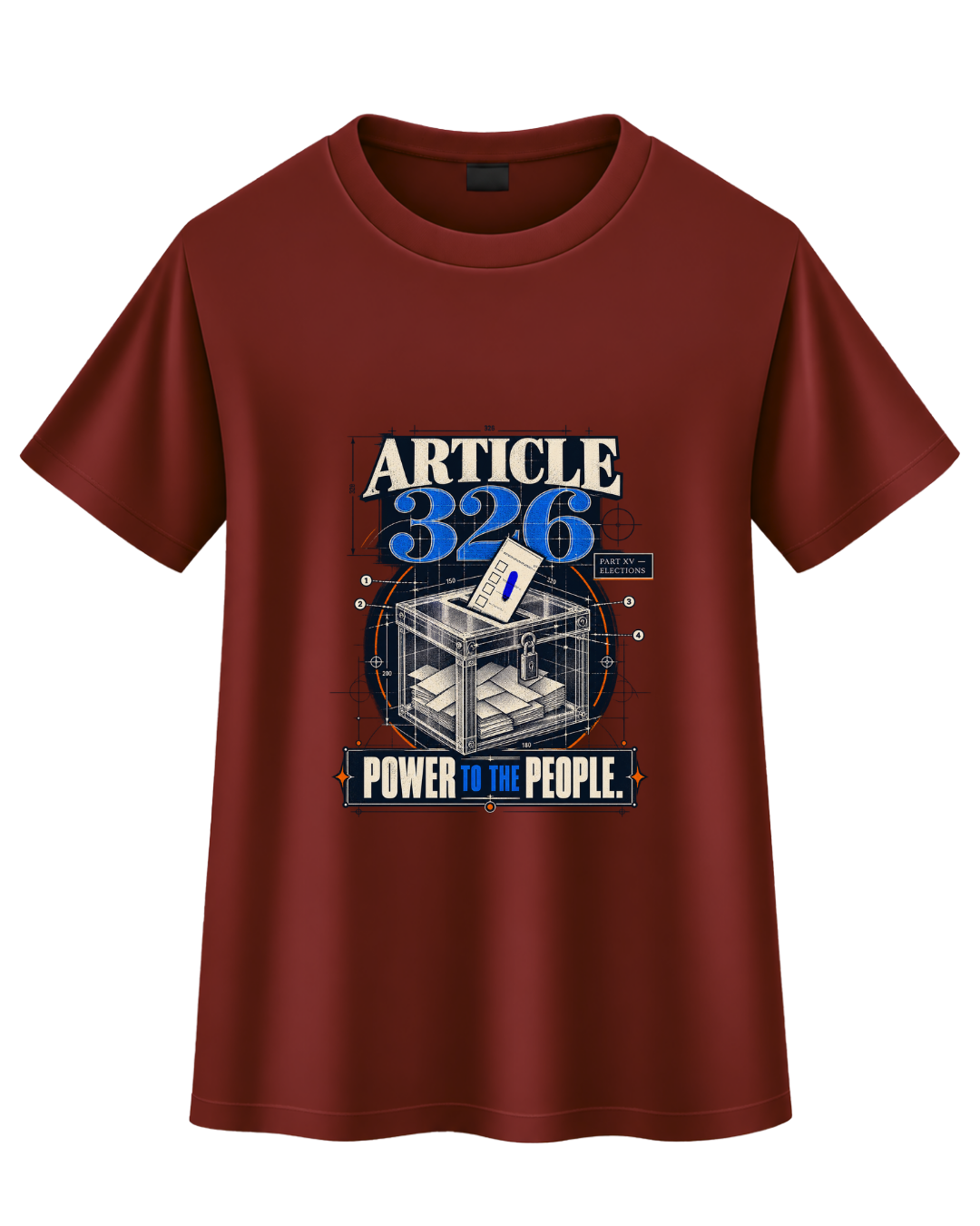 "Established 1950: Keep It Clean" Vintage Blueprint T-Shirt