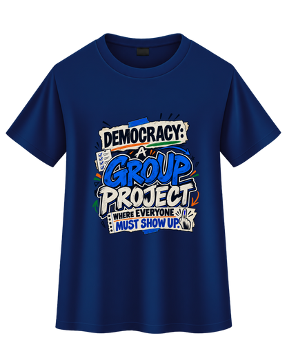 "Democracy: A Group Project" Graphic T-Shirt