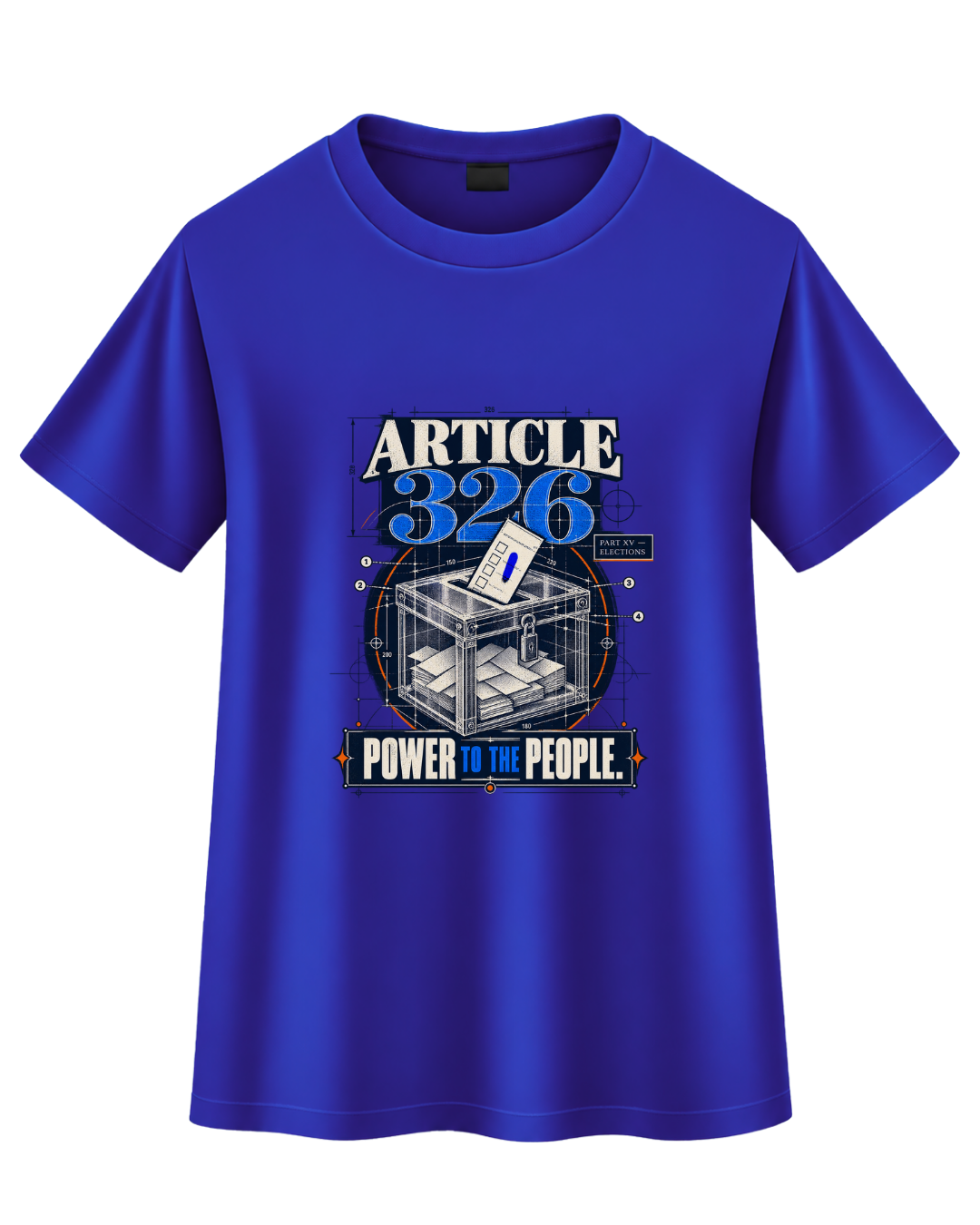 "Established 1950: Keep It Clean" Vintage Blueprint T-Shirt