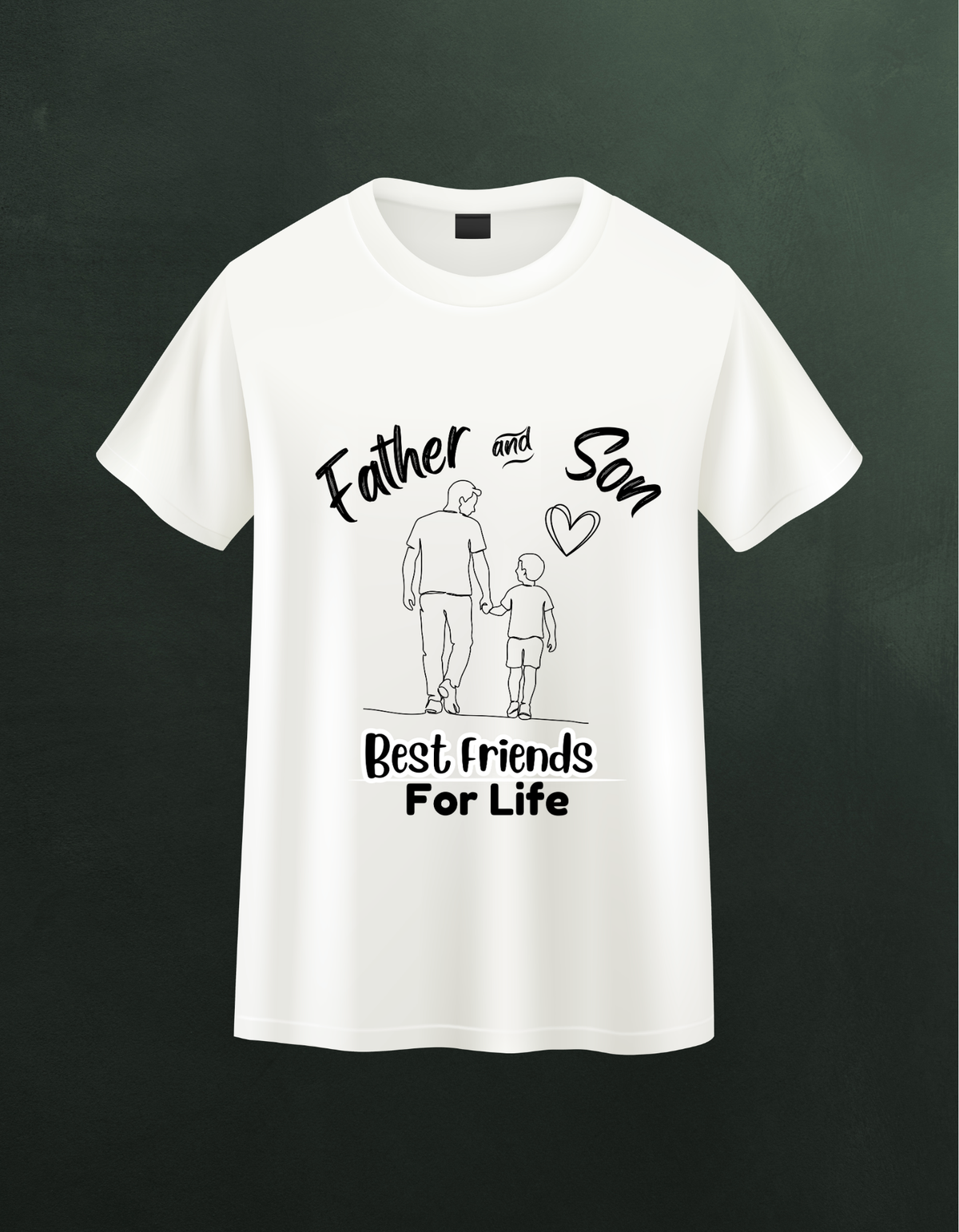 Father and Son Best Friends For Life Graphic Tee