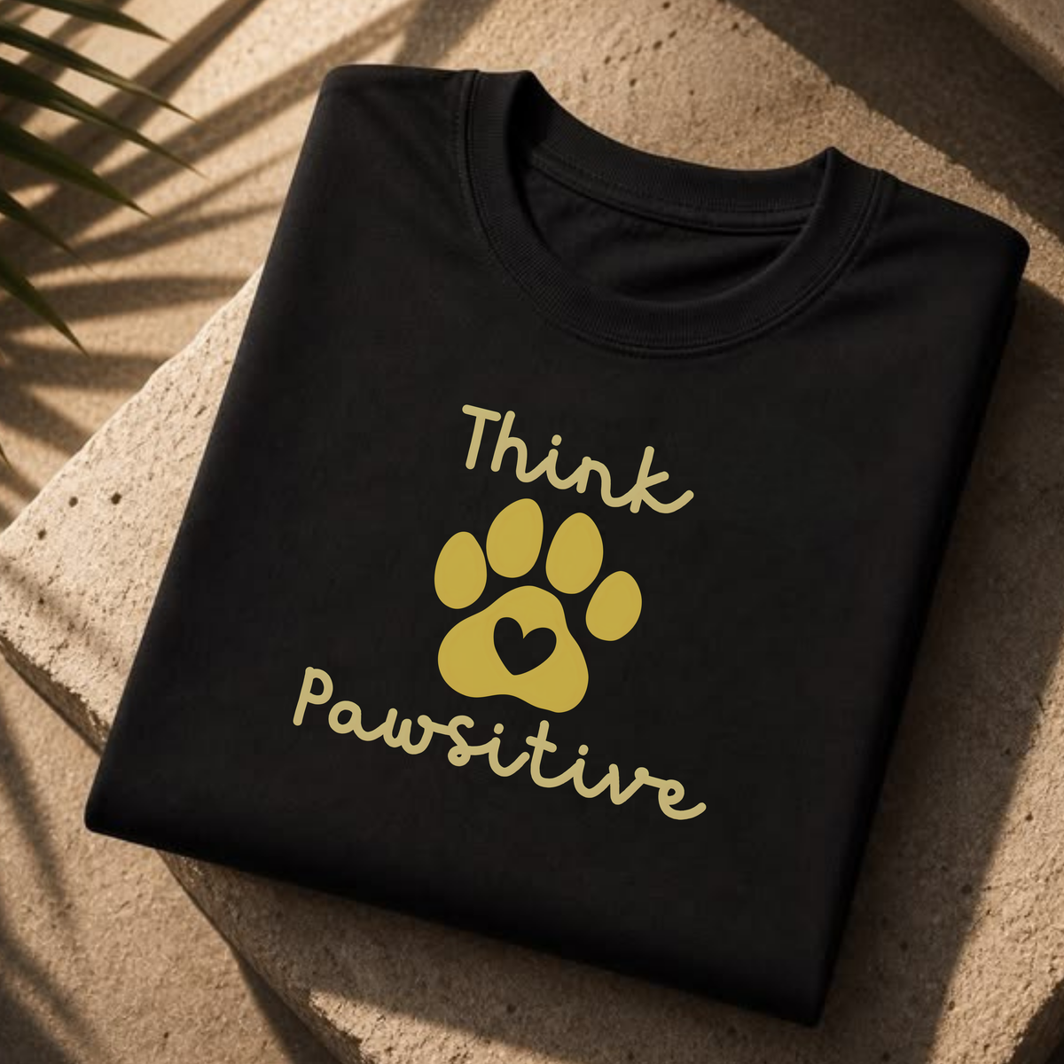Think Pawsitive Dog Lover T-Shirt