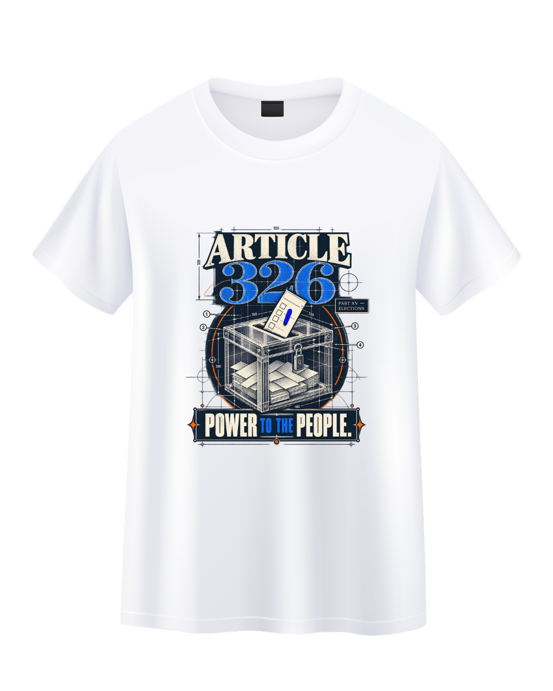 "Established 1950: Keep It Clean" Vintage Blueprint T-Shirt
